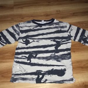 Blue and grey sweatshirt for boys